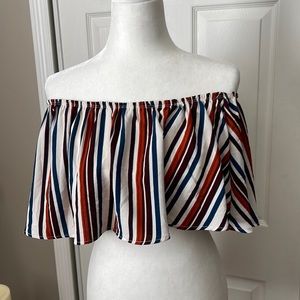 Multi colored crop top